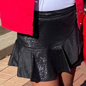 DO+BE Black Shimmery Skort